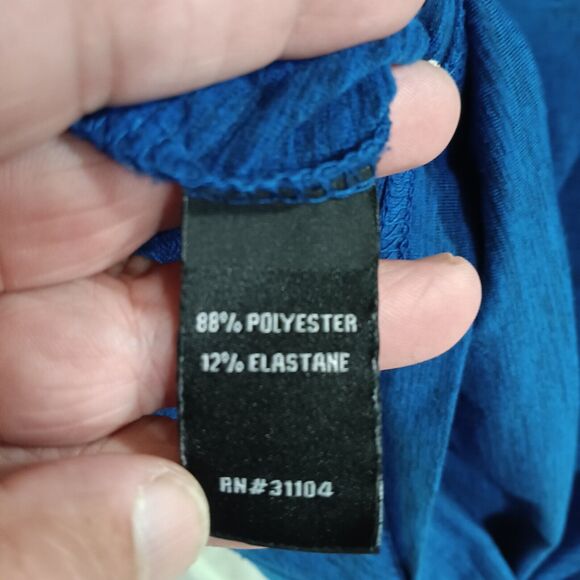 Pro Tour 1/4 Zip Performance Henley Golf Shirt Blue Long Sleeve Size XL - Picture 5 of 5